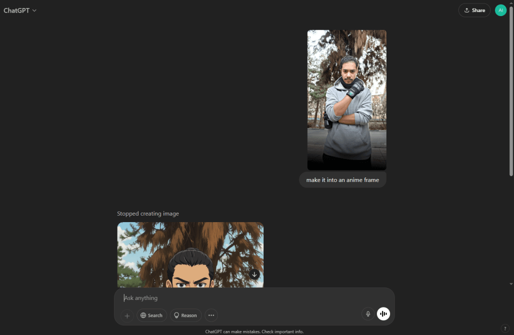 مراحل تبدیل تصویر به انیمه ژاپنی